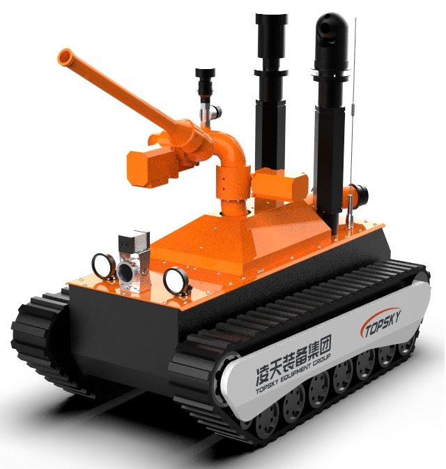 消防干粉滅火機器人【電動】 （第3代，語音控制+輕量化+干粉滅火）