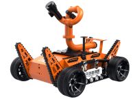 全地形消防滅火機器人【輪式履帶擺臂】 (第1代，升降云臺及氣體二合一探測裝置+語音控制