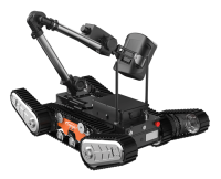 背散檢查機器人（前后雙擺臂履帶機器人+背散射成像儀）