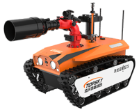 防爆消防滅火偵察機器人（D6重型，全功能款，雙向語音對講+語音控制+漏電探測+火焰識別+自主跟隨+半自住行走）